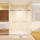 Frameless Double Sliding Shower Door 44-48 w X 74 h  8mm Glass