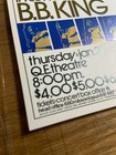 Bb King 1972 Show Poster Handbill By 1960s Artist Bob Masse 2nd Print