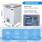 -86   Ultra-low Temperature Freezer -122 8    Cooling Refrigerator Samples Storage
