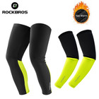 Rockbros Winter Cycling Sleeves Leg Warmers Windproof Keep Warm Fleece Arm Cover