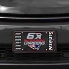 New England Patriots 6-time Champions Premium Metal Tag License Plate  Carbon Fi