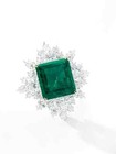 Green Emerald Wedding Brooch Pin Multi Shape Diamond In 14k Two-tone Gold Over