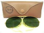 Ray-ban Usa 60s Nos Vintage B l Wide Aviator  decot  Rb-3 Shooter Sunglasses