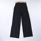 Spanx Womens Pants The Perfect Pant Ponte Button Wide Leg Black Size Nwt
