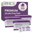 Bulk 1000ct Alcohol Prep Pads - 70  Isopropyl Wipes  Sterile Skin Swabs  Medical