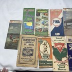 Vintage Oklahoma Road Map Lot Conoco Marathon Fina D-x Cities Service 1960s