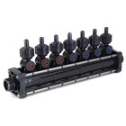 Viega 7-port Minibloc 1 2 Pex Crimp Polyalloy Dual Manifold   3  Hot    4  Cold
