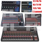 2 4 5 6-16 Channel Mixing Console Sound Usb Bluetooth Live Studio Audio Mixer