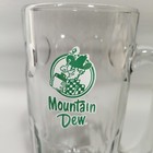 Vintage Mountain Dew 7  Tall Glass Mug D Handle
