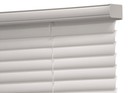 Mainstays 1  Cordless Vinyl Light Filtering Mini Blinds  White  27  W X 64  L
