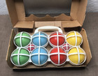 Sportcraft Bocce Ball Set 8 Balls  2 Pallino Balls  Carrying Case  Original Box