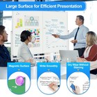 Rolling Mobile Dry Erase Board Magnetic Whiteboard W  Stand 40 X 28 Double Sided
