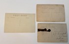Vintage Real Photo Postcard Lot  Portrait  Rural Mules  Taxidermist Shop
