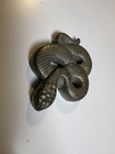 Antique Foundry Pattern Coiled Snake Victorian Serpent Belt Buckle Mold