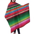 Barber Cape Colorful Mexican Stripes Salon Haircut Apron premium Professional   