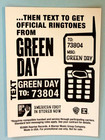 Green Day Sticker 2005 American Idiot Promo Mobile Phone Stickers Set