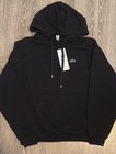 Alo Black 2pc Sweatsuit Set Hoodie   Tapered Jogger Pants L Fleece