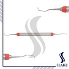 Set Of 7 Dental Gracey Curettes Perio Hollow Handle Surgical Hygiene Scalers New