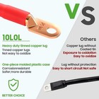 10l0l Golf Cart Battery Cables 4 Gauge For 36v   48v Ezgo Txt 1994-up- 7pcs