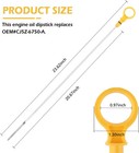Car Engine Oil Dipstick Replacement  Professional Double Hole Dip Stick Car Acce