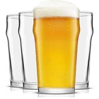 British Beer Glasses Set Of 4     20oz Imperial Pint Glass   Pint Beer 4 Pack