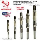 Adjustable H12 To H16 Hand Reamers 1 1 16  To 2 7 32  Set Size 26 98-56 35mm Usa