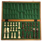 Wood Tournament Chess Set  5 W  Folding Board
