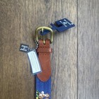 Smathers Branson Oakmont Country Club Needlepoint Belt Squirrel Us Open Sz 36