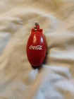 Coca-cola 1998 Polar Bear Pocket Critter Keychain Collectible Toy Takara Red