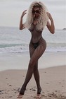 Women s Fishnet Bodysuit Teddy Lingerie One Piece Stretch Sleepwear