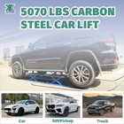 Xk Lm230 Portable Car Lift 5 070 Lbs  W  Safety Lock Self-leveling For Truck Car