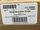 Everbilt Decorative Door Hinge  Lot Of 3  Bright Brass Decorative 4 Inch