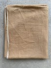 1940s Feed Sack Fabric Full Unopened Bag Solid Tan Chambray Selvedge Cotton Vtg