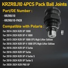 Heavy Duty Ball Joints Fits For 2014-2024 Polaris Rzr Xp 1000 4 1000 Eps   4 Tur