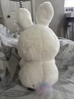Fao Schwarz White Bunny Rabbit Plush Stuffed Animal Large 16  New