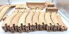 Lot Of 82 Compatible Brio Thomas Wooden Railway Train Track Multiple Pieces
