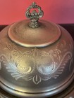 Vintage Simpson Hall Miller   Co  Quadruple Silver Plate Butter Dish Covered