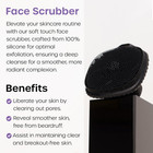 The Man Silicone Face Scrubber For Men  Exfoliating Face Massager  Flex Face Bru
