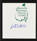 Signed Augusta National Art Wall Card 1959 Masters Winner Us Army Wwii Auto Psa