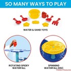 3-tier Water Play Table With 9-piece Toy Set  Blue Sensory Table