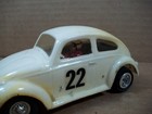 Vintage 1 24 Scale Volkswagen Beetle Slot Car    read Description