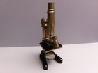 Nice Antique E  Leitz Wetzlar Brass Microscope No  72468