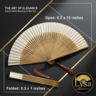 Lysa Hand Fan For Women Foldable - Portable Folding Japanese Chinese Fan - Fo   