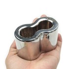 Customizable Stainless Steel Scrotum Pendant Ring Male Stretcher Testis Pendant
