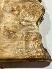 K01 Curly Birds Eye Maple Burl Cutting Board Chacutetue Board 26x12x1 5 Liveedge