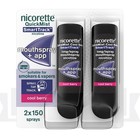 Nicorette Quickmist Cool Berry Smart Duo 1mg  2 X 150 Sprays - Stop Smoking Aid