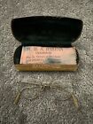Antique Gold 12k Gf Filled Eyeglasses Frames-dr  B a Barens Optometrist 60-70s