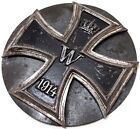 Rare Ww1 German Iron Cross 1st Class - Convex Screw Back Variety
