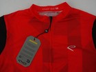 New  Ekoi Men s Short Sleeve Cycling Jersey Size Xl Red   Black