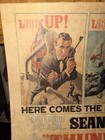 Original- 1965 Thunderball 007 Movie Poster Mounted 22 x 28   Half Sheet 